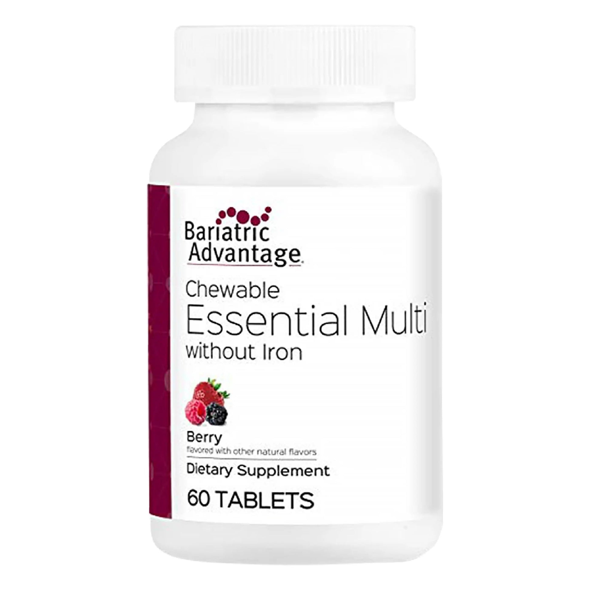 Bariatric Advantage Chewable Essential Multivitamin Without Iron - 200 DV of Key Nutrients - Trace Mineral Support Bariatric AdvantageAu supplements