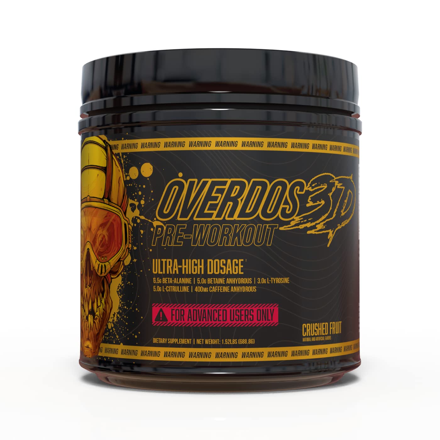 OVERDOS3D Pre-Workout Powder | Ultra-High Dosage | for Advanced Users ONLY Heath SecretAu supplements