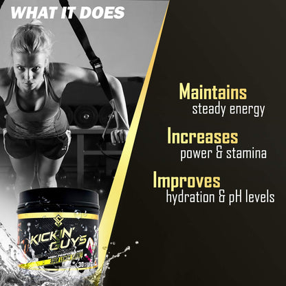 Kickin' Guys Pre Workout Powder Sports Nutrition Supplement - Explode Energy & Performance Yulian Svitolin LLCUS supplements