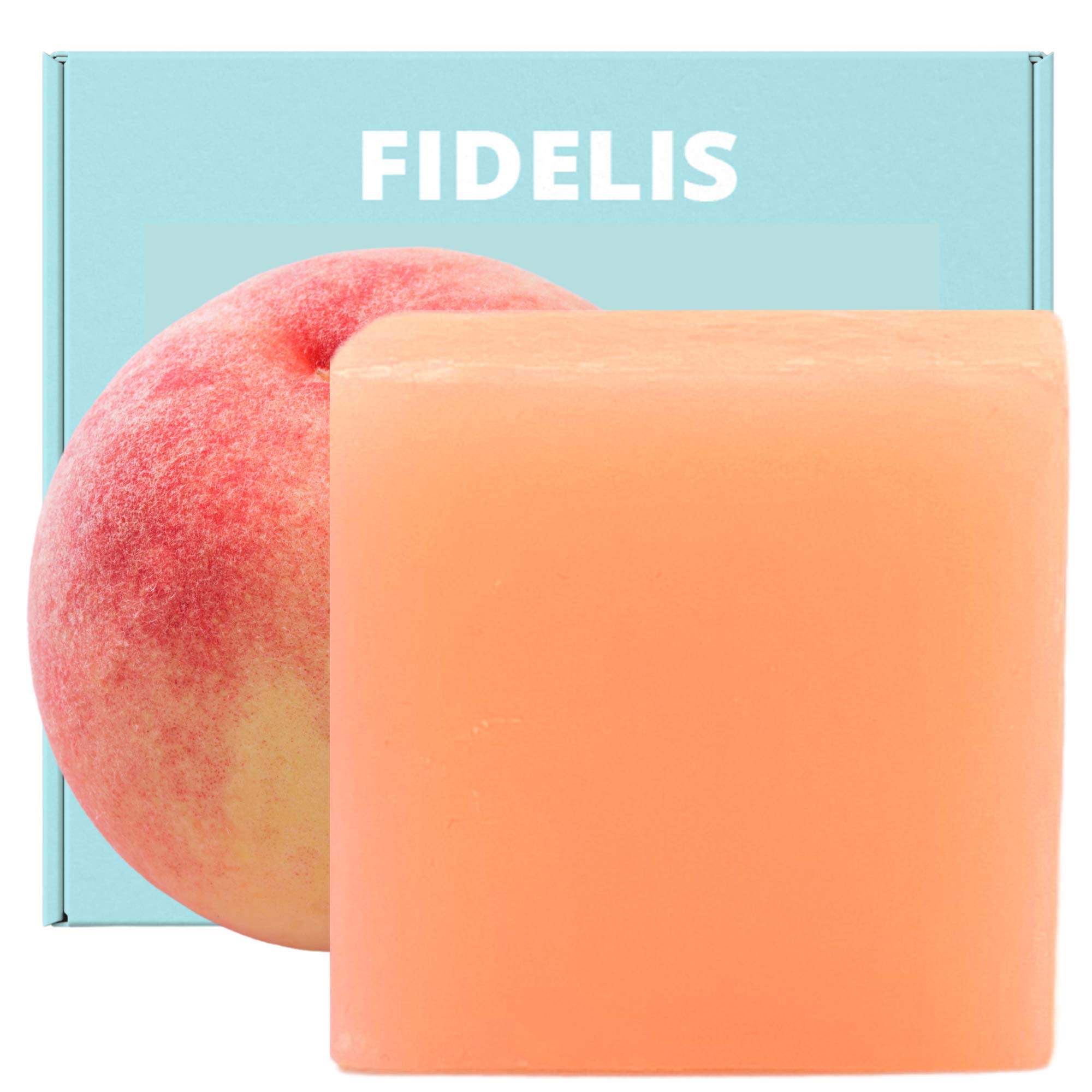 Fidelis Yoni Soap Bar (2 Pack) 3.5 Oz pH Balanced V Clean Natural Feminine Wash (Peach) FidelisAu supplements