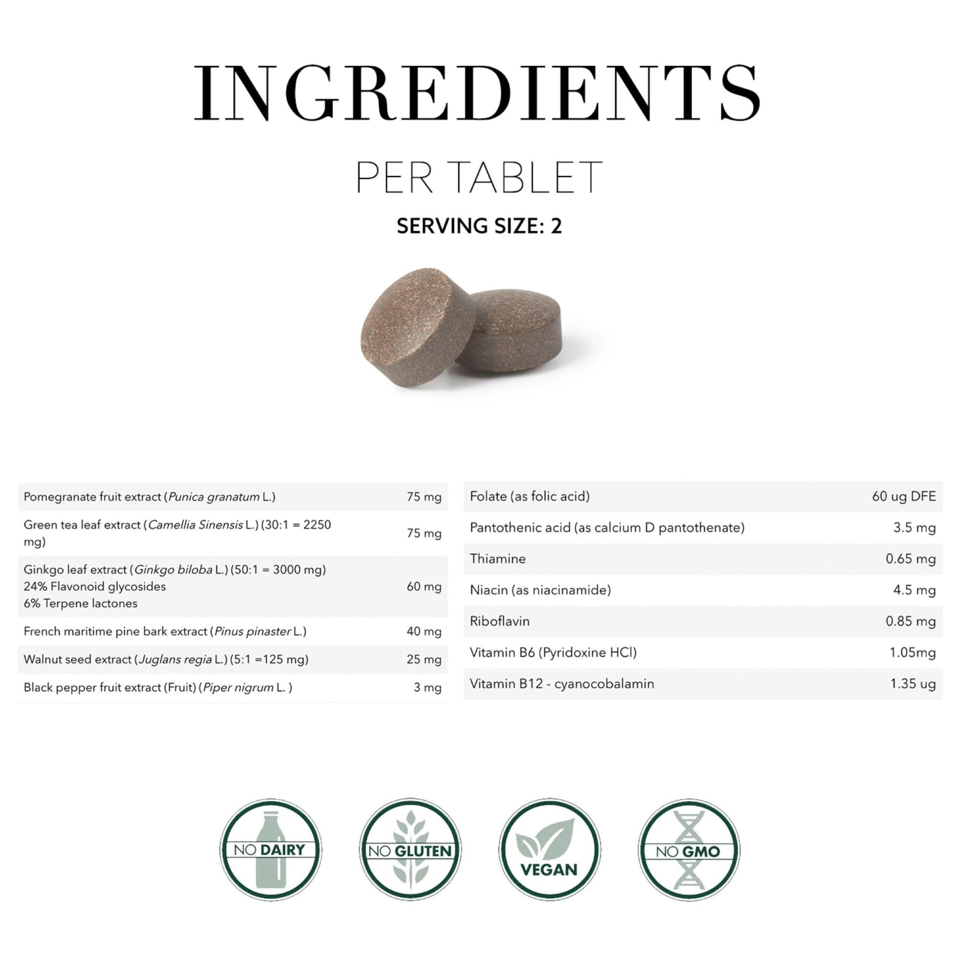 New Nordic Clear Brain Tablets, Supports Normal Cognitive Health and Memory, with Green Tea and Walnut, Swedish Made, 60 Count (Pack of 1) NEW NORDICAu supplements