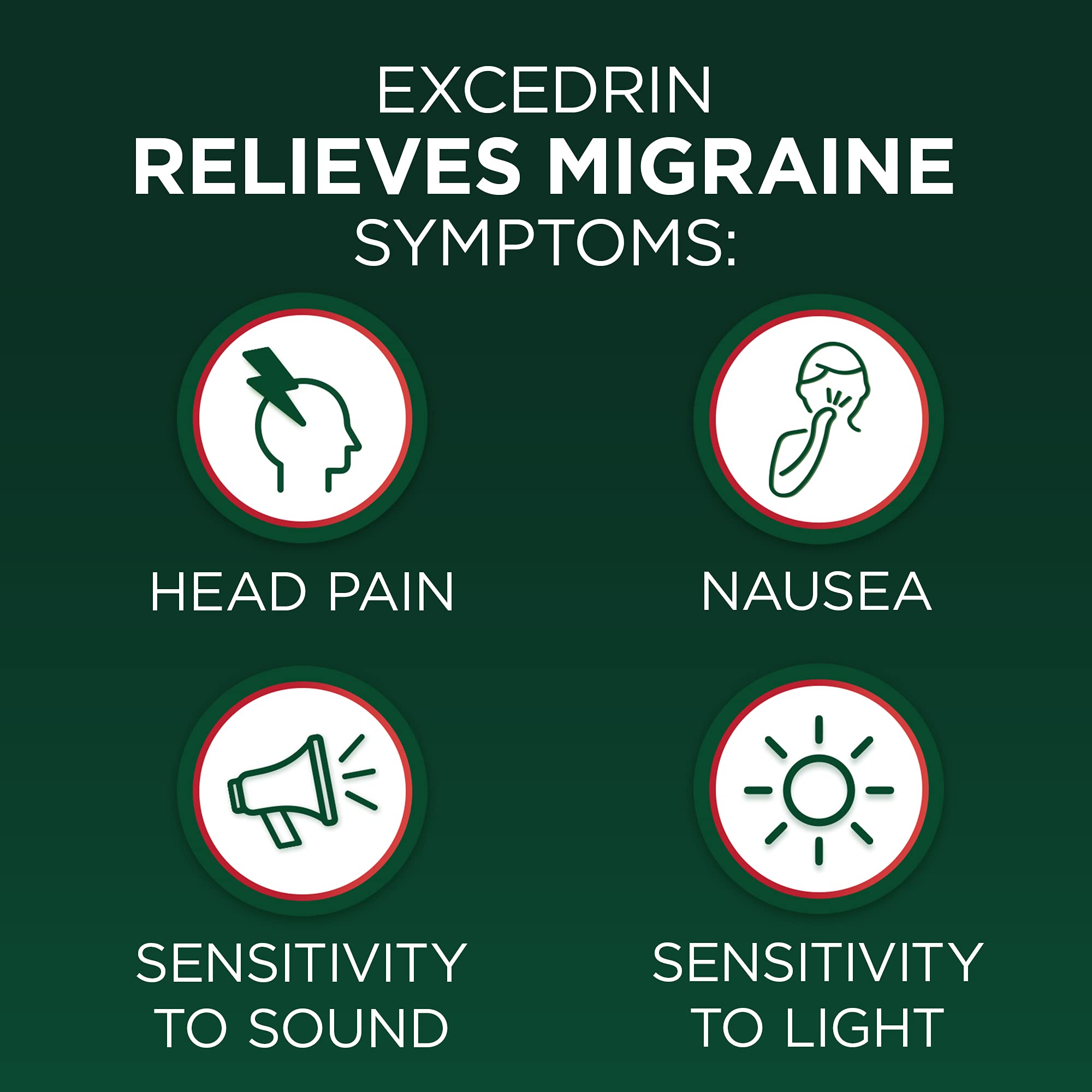 Excedrin Migraine Relief Caplets to Alleviate Migraine Symptoms - 200 Count ExcedrinAu supplements