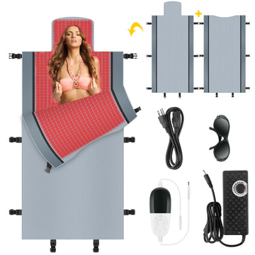 Red Light Therapy for Body - Full Body Red Light Therapy Mat, 71.0x33.31in, 2570Pcs 660nm & 850nm KaoudtAu supplements