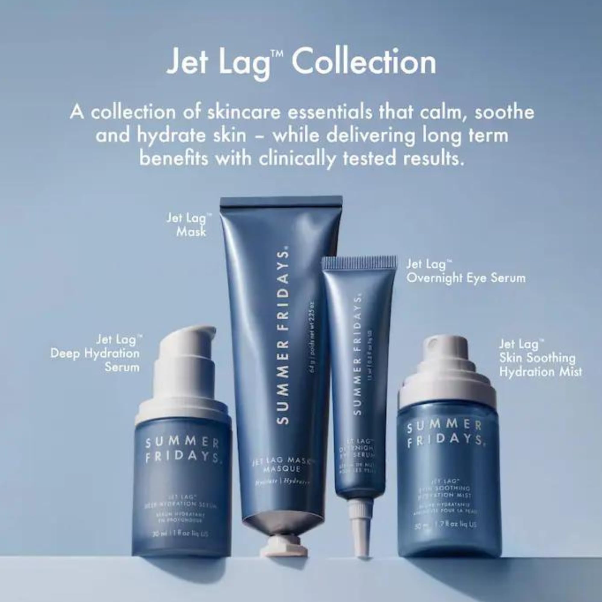 Summer Fridays Jet Lag Skin Soothing Hydration Face Mist - Ultra-Fine Facial Spray & Hydrating Mist to Comfort, Soothe & Help Provide Protective Moisture Barrier Support for Glowing Skin (1.7 Fl Oz) Summer FridaysAu supplements