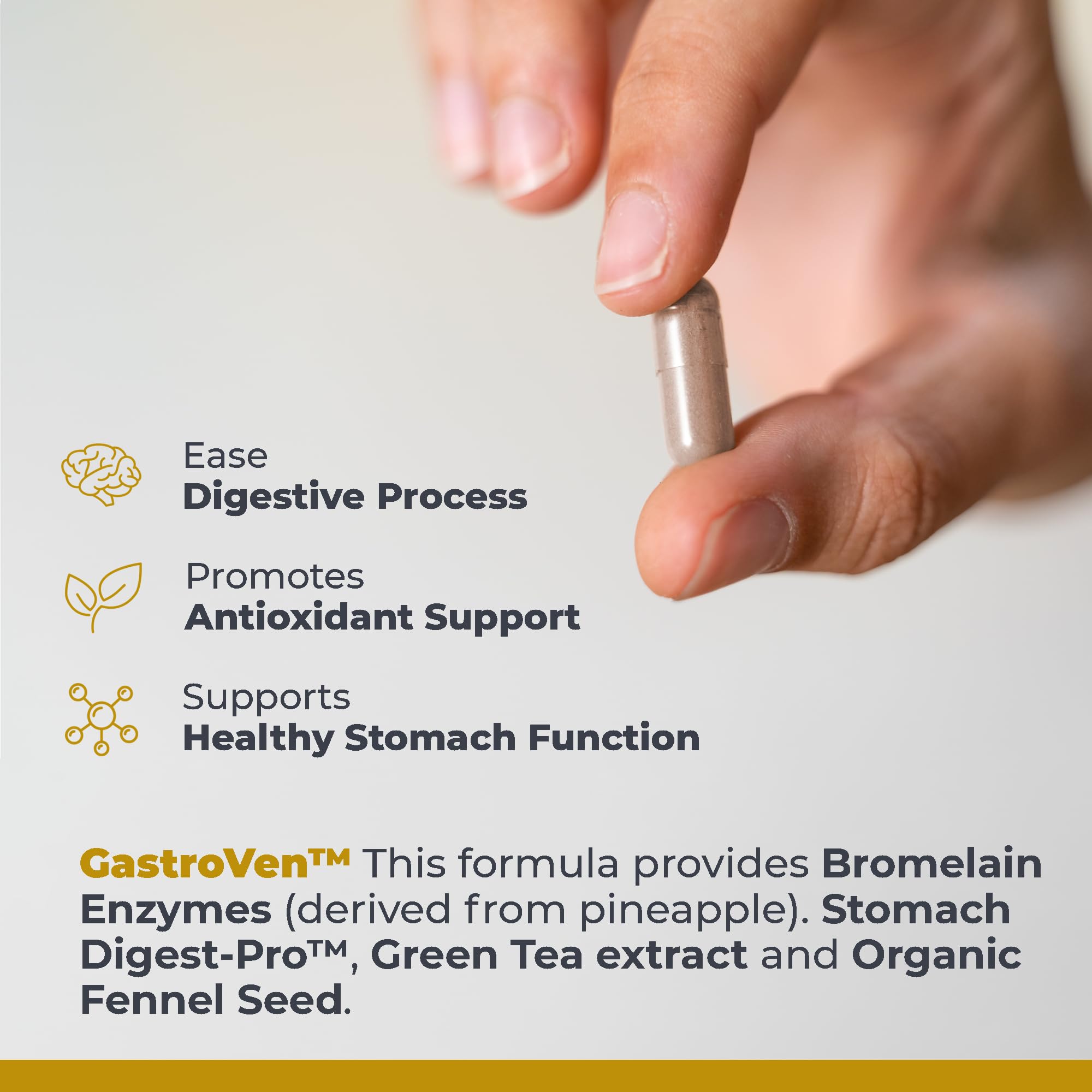 Premier Research Labs GastroVen - Digestive Enzymes for Women & Men, Digestive Health Supplement, Supports Healthy Gut Microbiome w/Bromelain, Ginger - 60 Capsules Premier Research LabsAu supplements