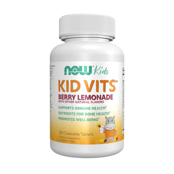 NOW Kids Supplements, Kid Vits Multivitamin, Berry Lemonade Flavor, 120 Chewable Tablets NOW FoodsAu supplements