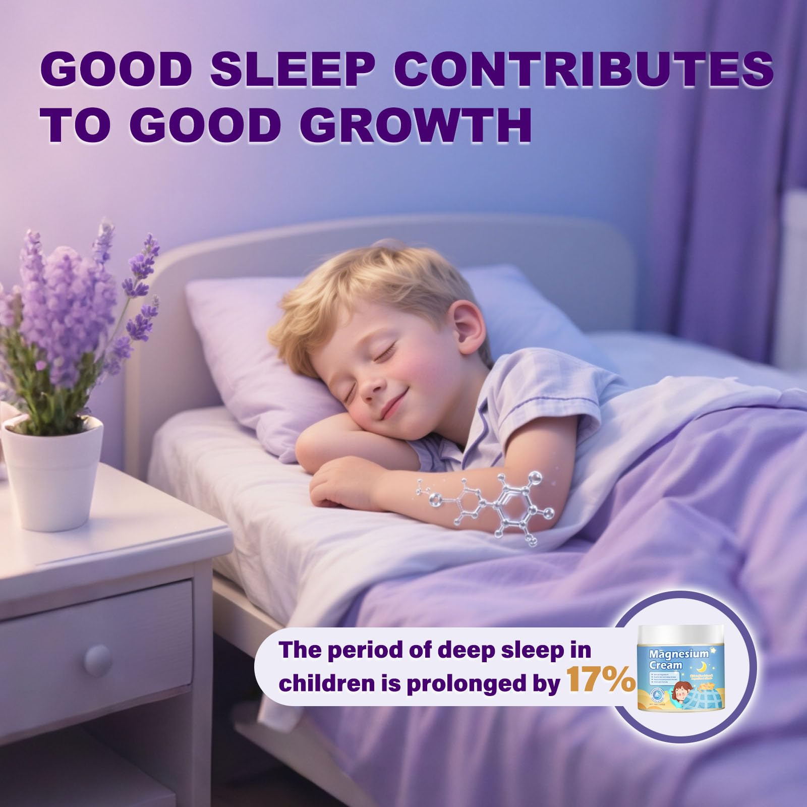 100g Magnesium Lotion for Kids Sleep,Nighttime Magnesium Cream,Soothe and Relax Your Body Before Bed,Safe for Both Adults and Children,Natural Calming Cream Support for Sleep KzaioAu supplements