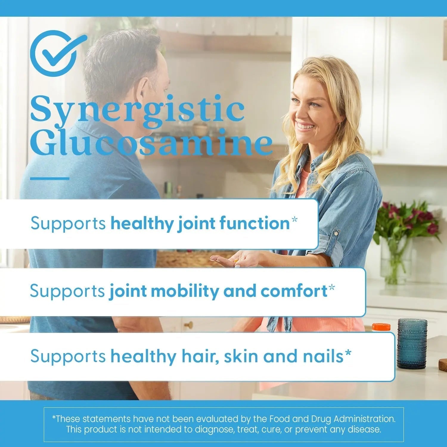 Doctors Best Synergistic Glucosamine MSM Formula, Joint Support, Non-GMO, Gluten Free, Soy Free 180 Capsules Doctor's BESTAu supplements