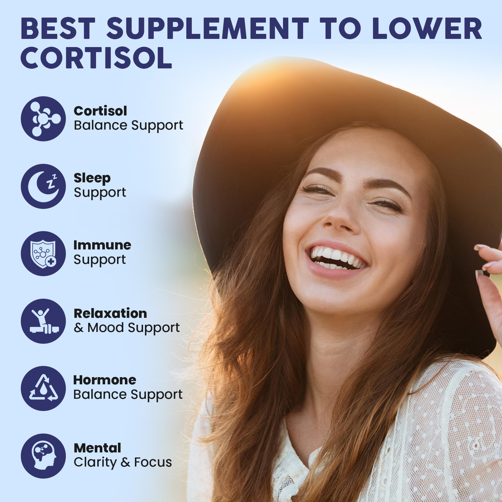 Cortisol Supplements for Women - Cortisol Manager Liquid Drops with Magnesium, Ashwagandha & Rhodiola rosea, L-theanine - Promotes Relaxation & Better Sleep, Mood, Blueberry Flavors, 1FL.OZ(2PC) YANLUOBOAu supplements