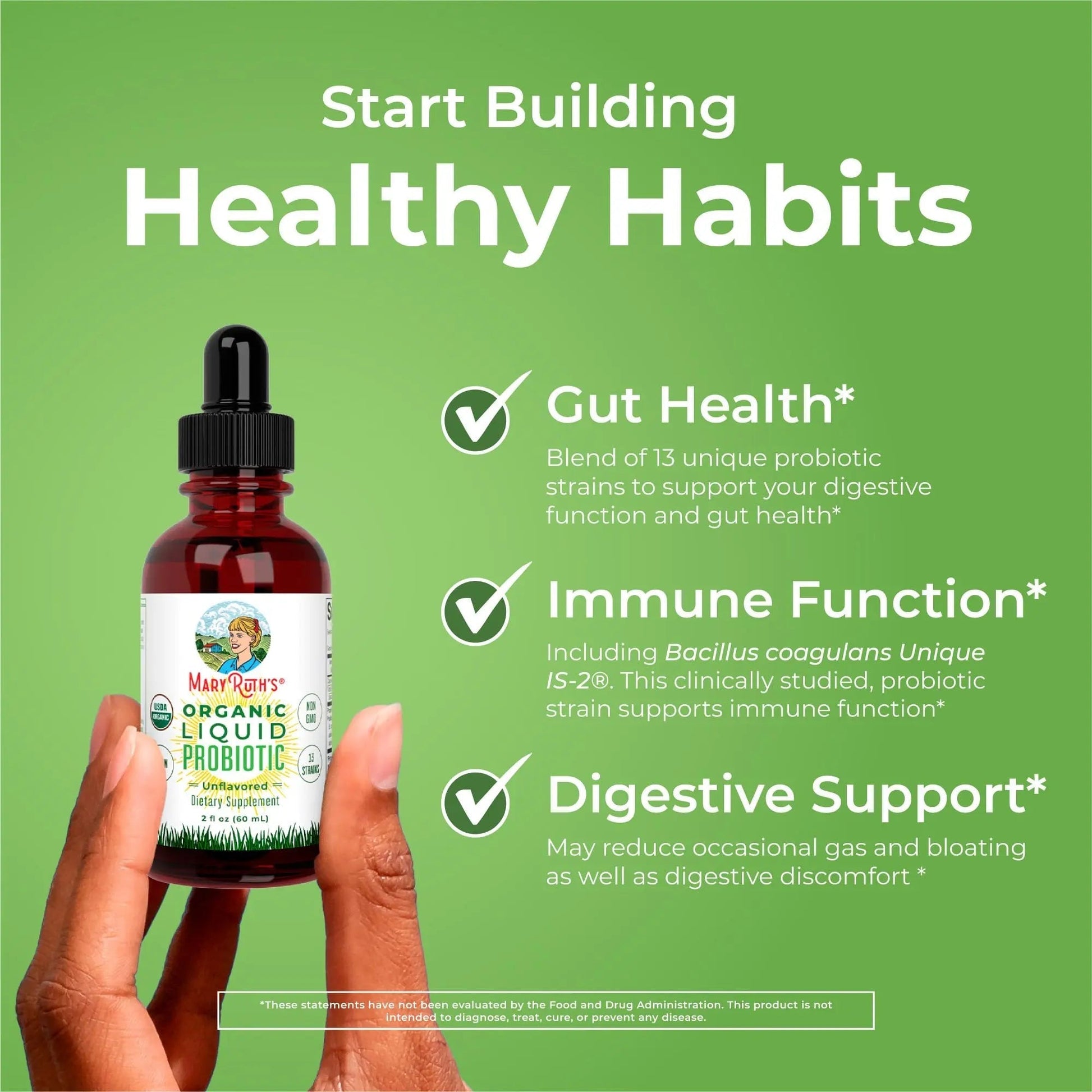 MaryRuth's Morning Multivitamin +Hair Growth (Peach Mango, 15oz), Nighttime Multimineral (Coconut, 15oz) & Probiotic Drops (2oz) | MARYRUTH'SAu supplements