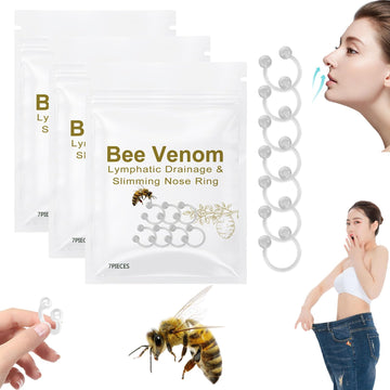 Bee Venom Lymphatic Drainage Nose Ring, Bee Venom Slimming Nose Ring, Bee Venom Lymphatic GenericAu supplements