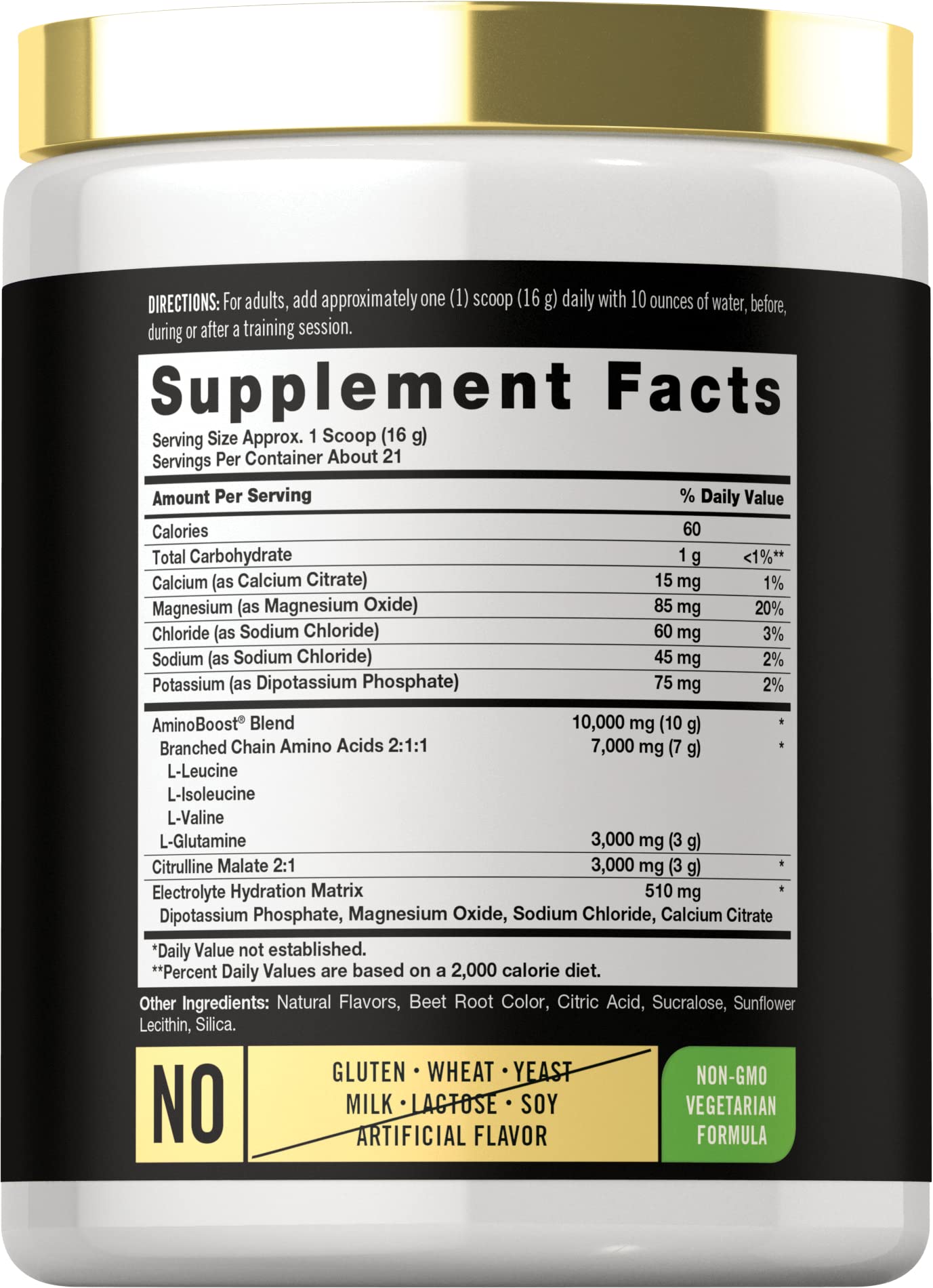 Carlyle Stim Free Pre Workout Powder | BCAA Amino Acids | 7g BCAA | Fruit Punch Flavor CarlyleAu supplements