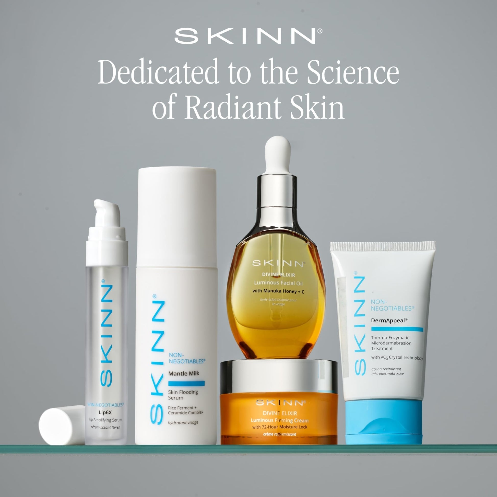 SKINN Lip Amplifying Serum, Lip6X with Peptides - Deep Moisturizing Serum Plumps, Hydrates & Smooths Lips & Boosts Collagen Production - Lip Care Products for Women SKINNAu supplements