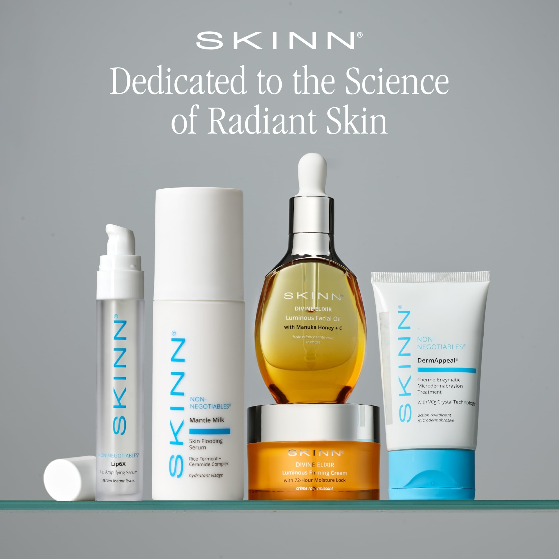 SKINN Lip Amplifying Serum, Lip6X with Peptides - Deep Moisturizing Serum Plumps, Hydrates & Smooths Lips & Boosts Collagen Production - Lip Care Products for Women SKINNAu supplements