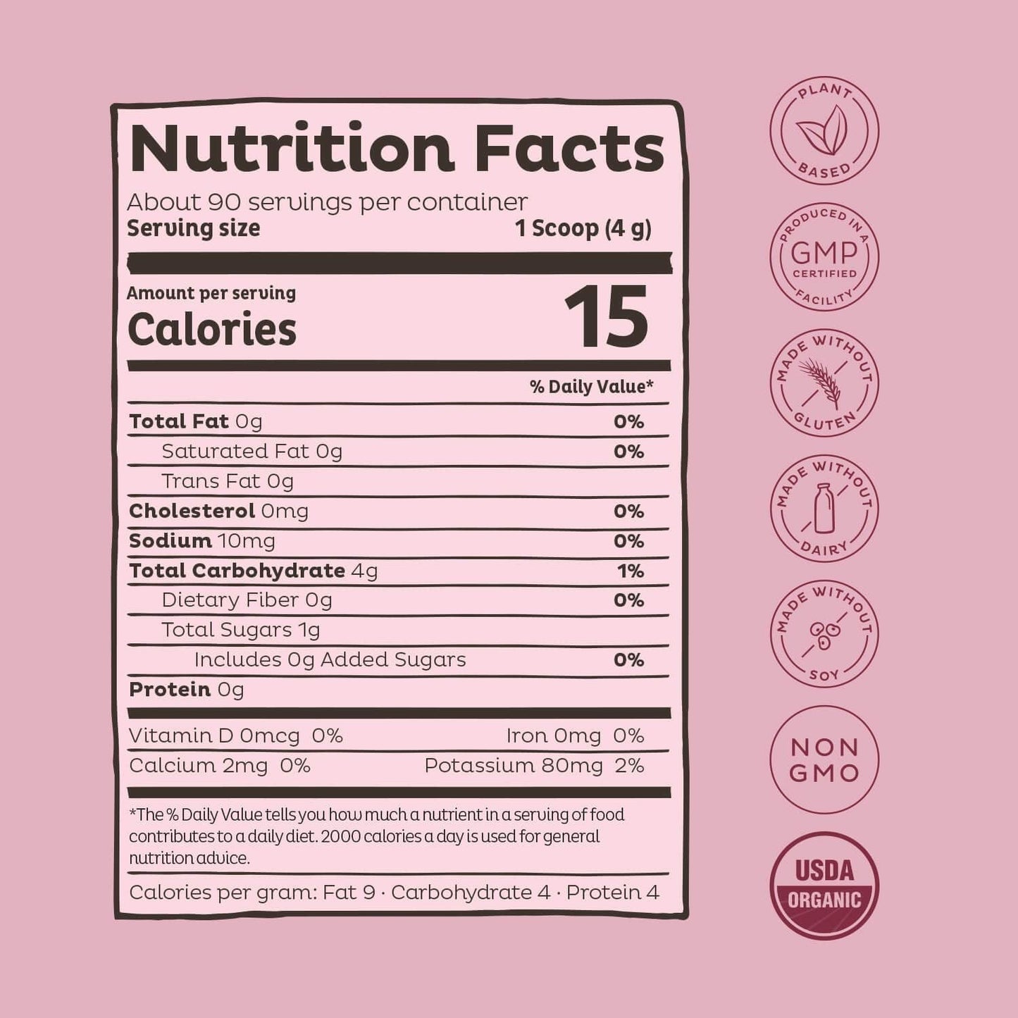 KOS Organic Beet Root Powder - USDA Certified, Nitric Oxide Booster, Non-GMO, Gluten KOSUS supplements