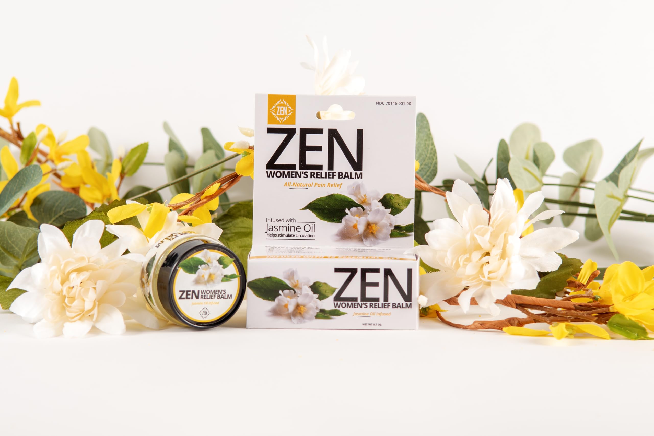 ZEN Women’s Relief Balm – Plant-Based Topical Balm Infused with Jasmine Oil – Cooling Botanical Blend – 0.7 oz – #TrustedByLegends ZENAu supplements