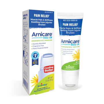 Boiron Arnicare Roll-On for Relief of Joint Pain, Muscle Pain, Muscle Soreness, and Swelling from Bruises or Injury - Cooling Metal Roller and Fragrance-Free - 1.5 oz BoironAu supplements