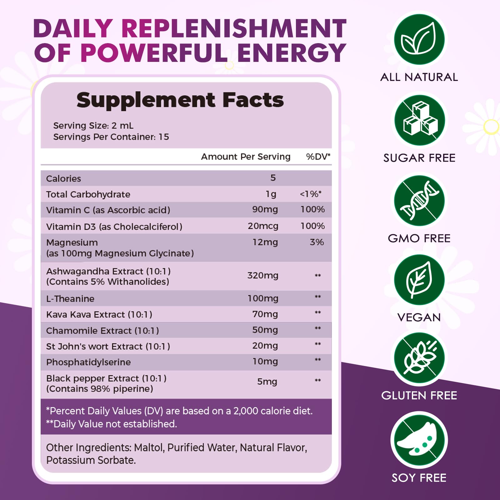 JUYIHEAL Cortisol Supplements, 10 in 1 Cortisol Detox Manager Reducer Hormone Balance Liquid Drops with Ashwagandha, Magnesium, L-theanine JUYIHEALAu supplements