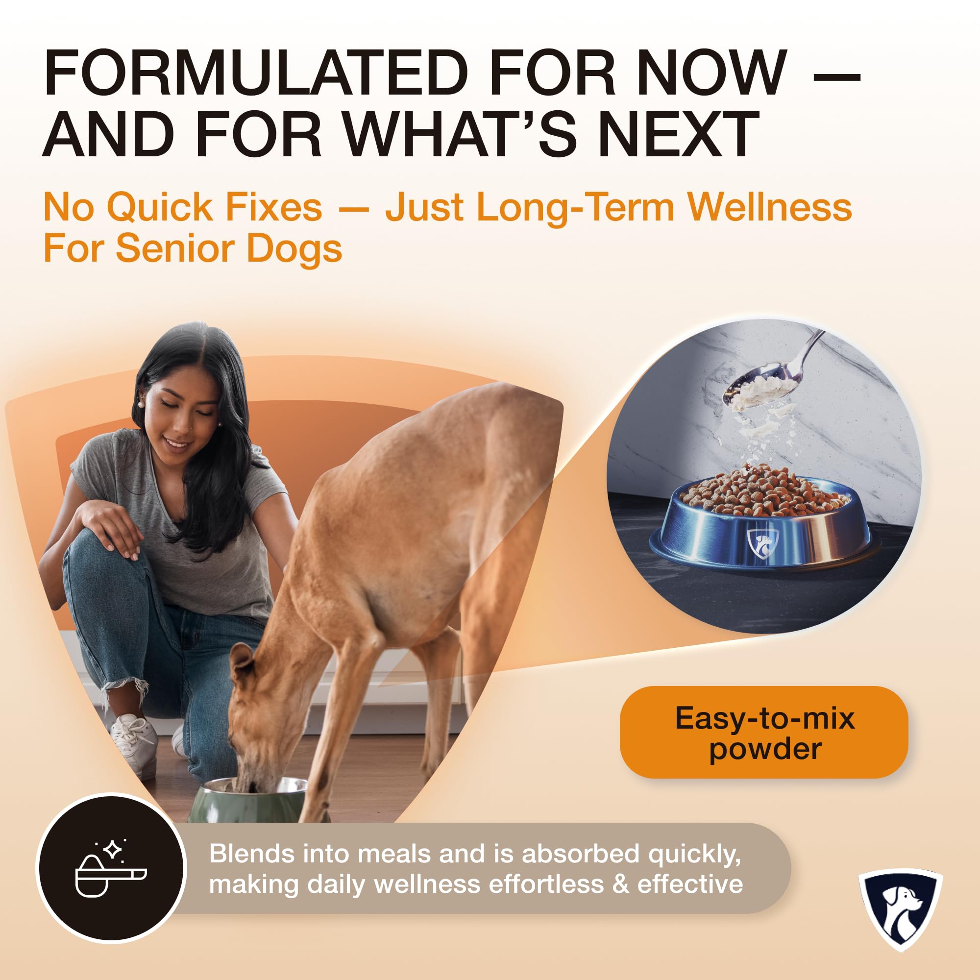 NutraRegen Select Senior Dog Joint Supplement 45 Scoops | Natural Glucosamine Chondroitin for Dogs with Collagen | Hip and Joint Powder | 7.7 Oz NutraRegenAu supplements