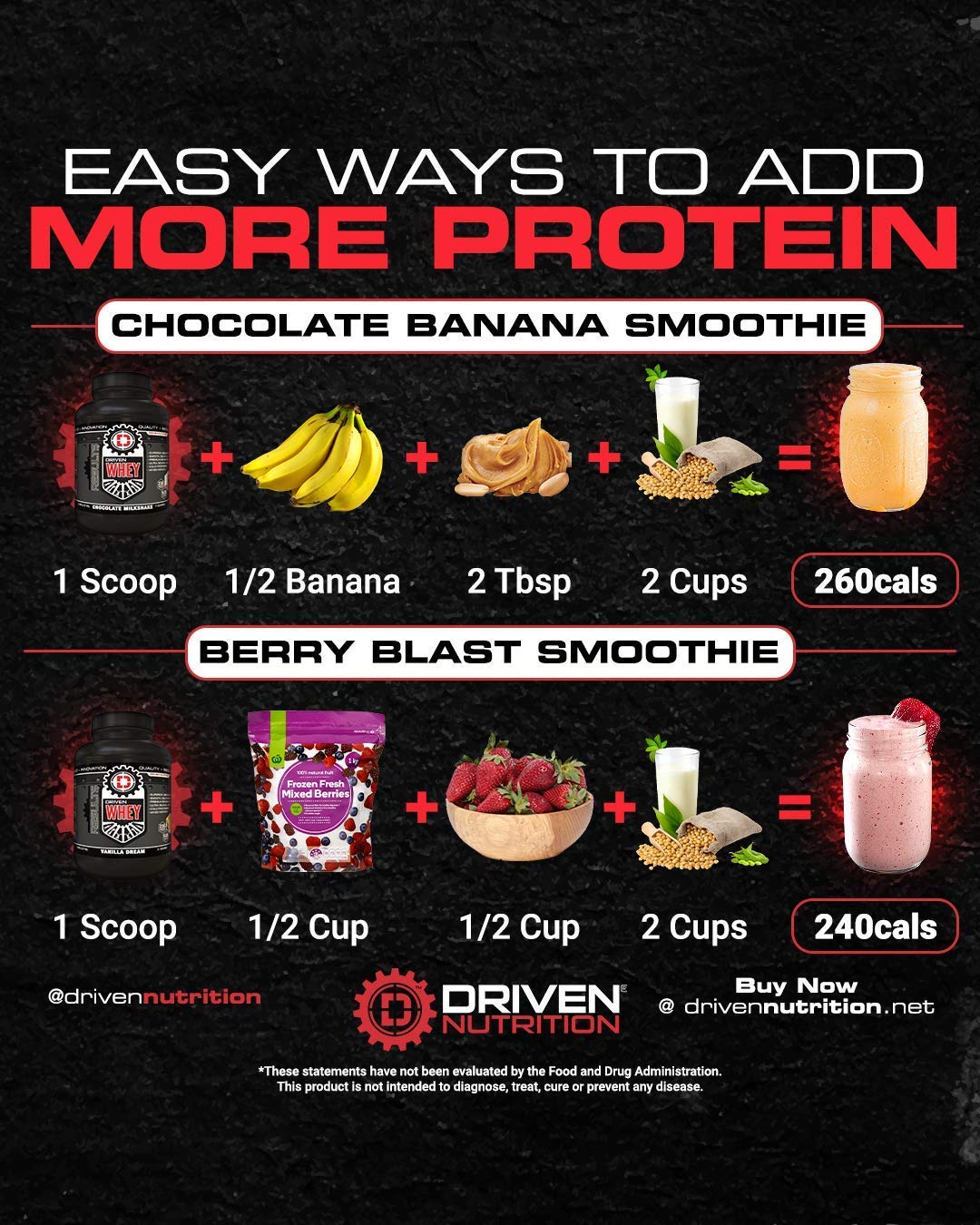 Driven WHEY- Grass Fed Whey Protein Powder: Delicious, Clean Protein Shake Driven NutritionUS supplements