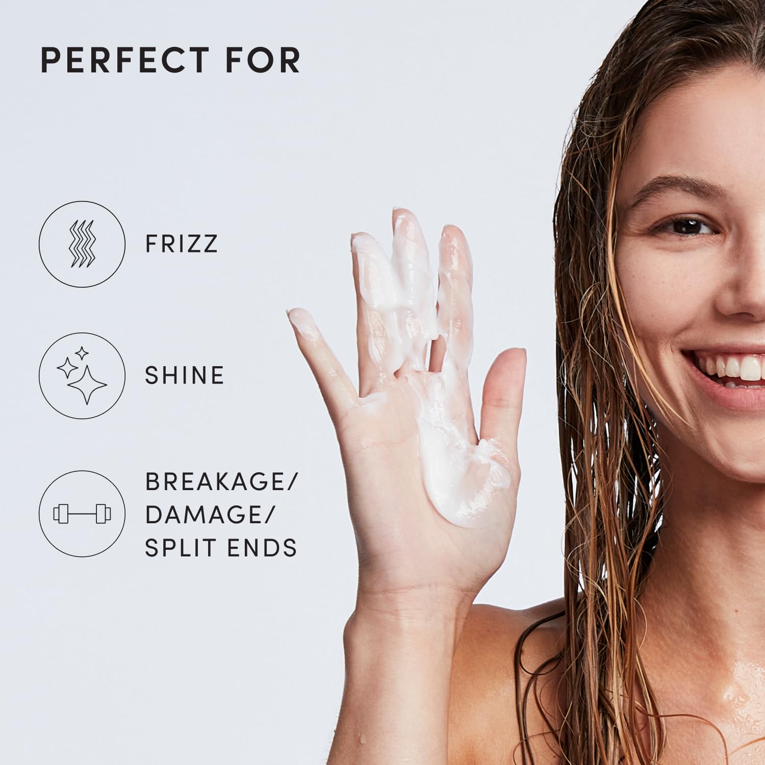 OUAI Medium Conditioner Refill - Hydrating Hair Conditioner with Coconut Oil, Babassu Oil, and Keratin - Strengthens, Repairs and Adds Shine - Paraben and Phthalate Free Hair Care Products (32 Oz) OUAIAu supplements