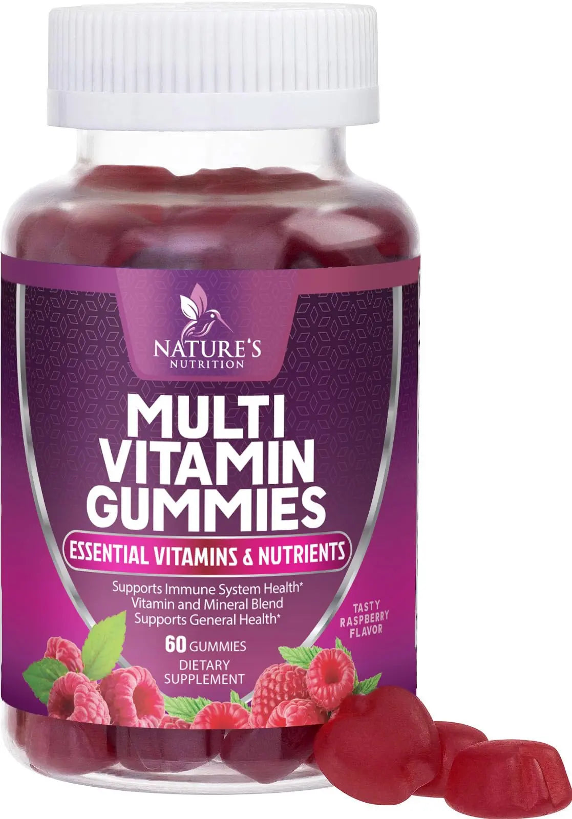 Multivitamin Gummies for Adult with Vitamins A, C, D, B12 - Gummy Multivitamins for Daily Nutritional Support Nature's NutritionAu supplements