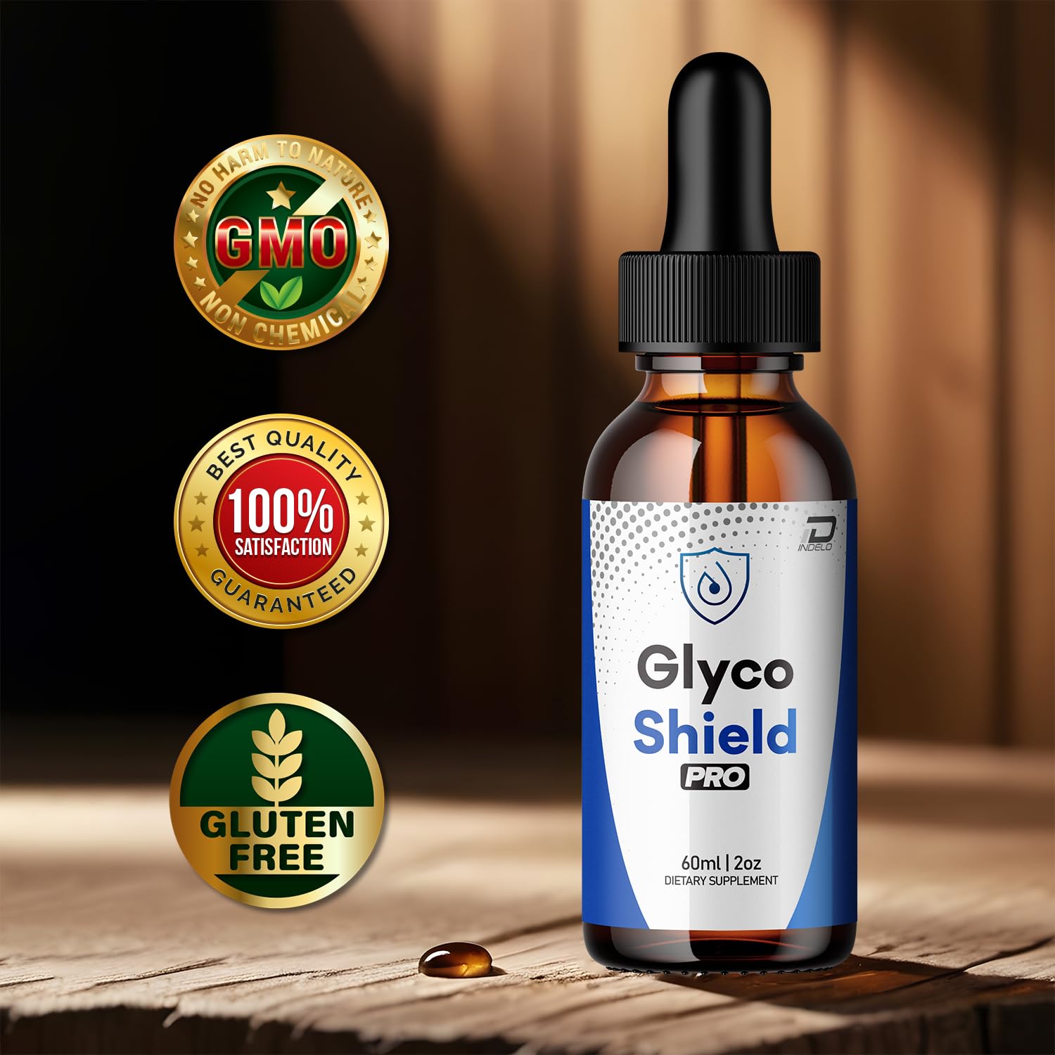Indelo Glyco Shield Pro Healthy Formula – GlycoShield Pro All Natural Healthy Levels - Extra Strength Liquid, GlycoShieldPro Reviews (3 Pack – 3 Month Supply) IndeloAu supplements