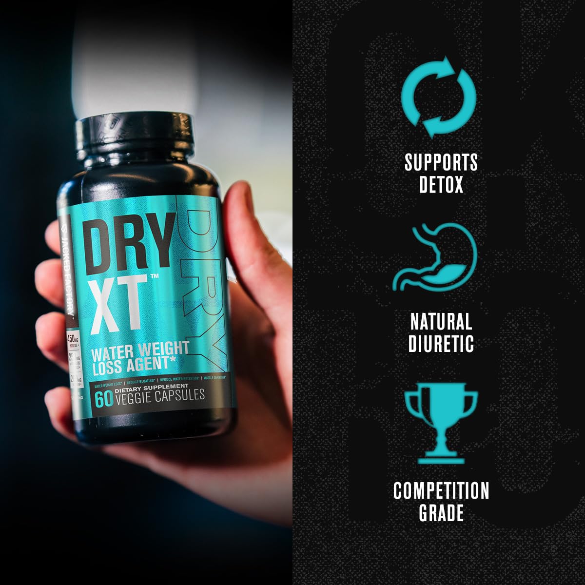 Jacked Factory Dry-XT Water Weight Loss Diuretic Pills - Natural Supplement Jacked FactoryUS supplements