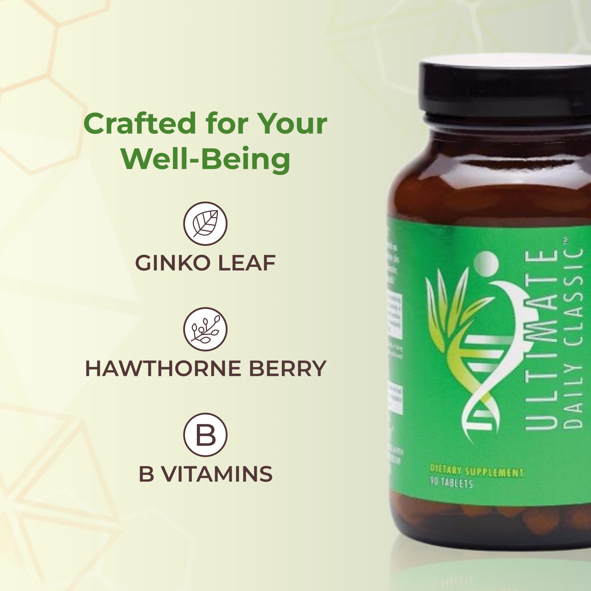 Youngevity Ultimate Daily Classic – Multivitamin with Essential Vitamins, Minerals, Amino Acids, and Antioxidant-Rich Botanicals – Supports Cardiovascular, Brain, Bone, and Bone Health – 90 Tablets YoungevityAu supplements