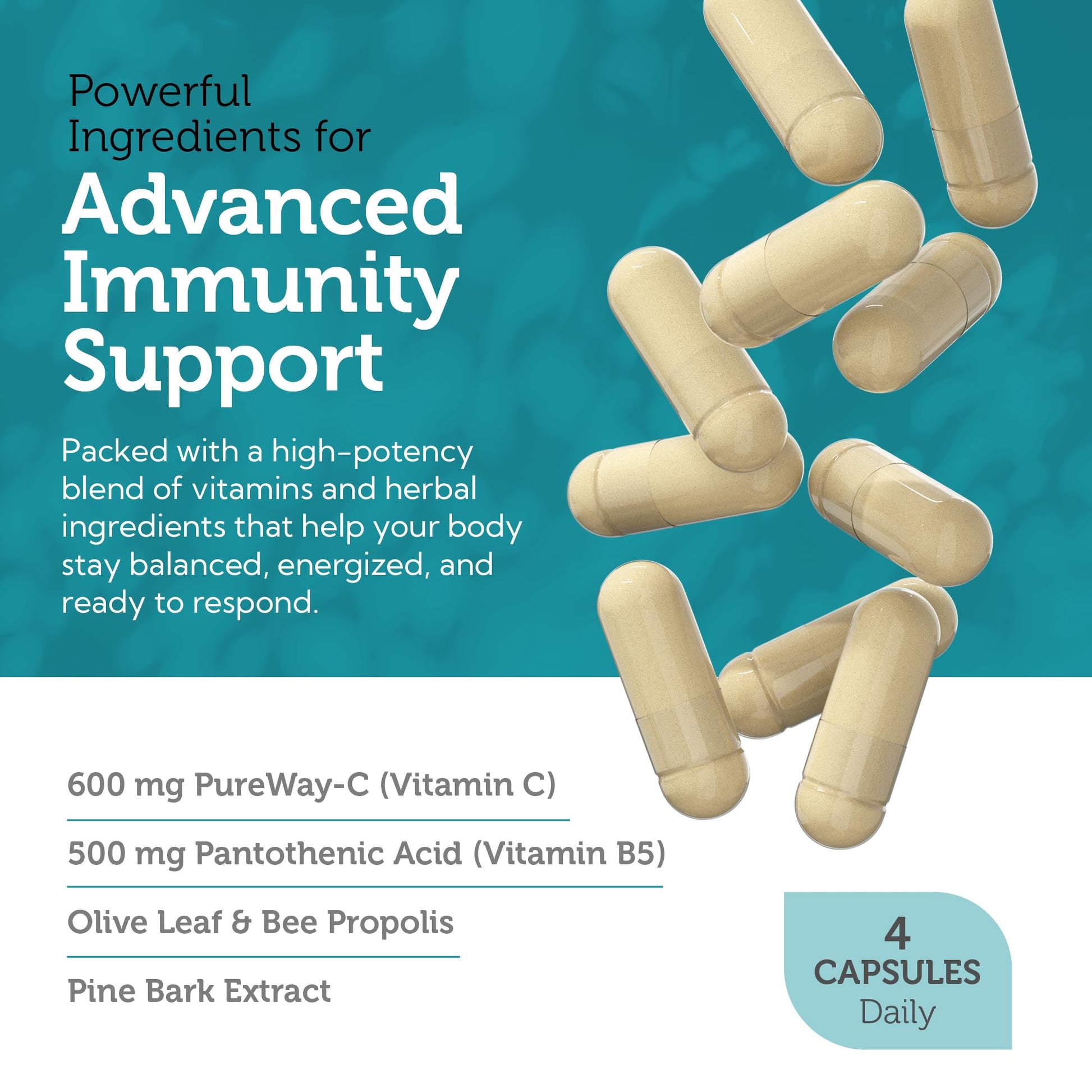 Zahler Immune Defense, Immune System Support, Certified Kosher, 120 Capsules ZahlerAu supplements