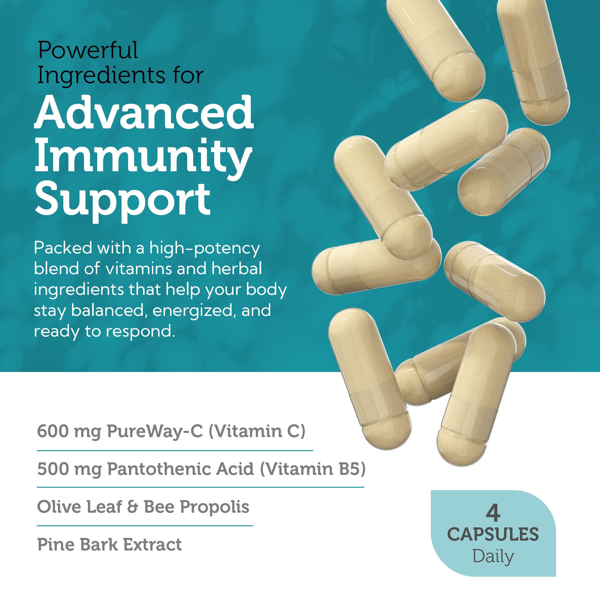 Zahler Immune Defense, Immune System Support, Certified Kosher, 120 Capsules ZahlerAu supplements