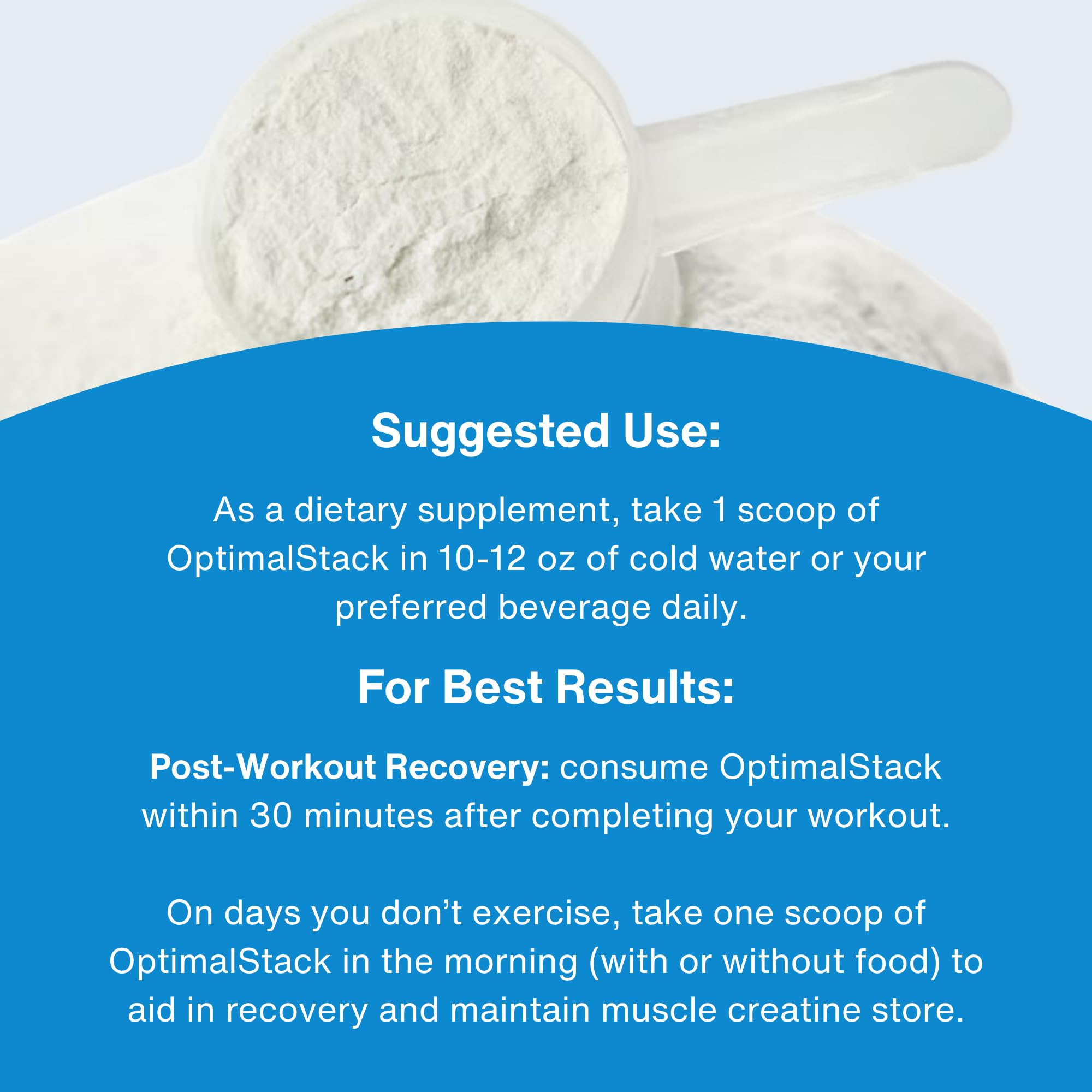 OptimalStack Creatine Monohydrate, HMB, & Vitamin D3 Stack | with Creapure Creatine, Clinical Dosage of myHMB, and Vitamin D3 | NSF for Sport Certified | Unflavored, 30 Servings OptimalAminoAu supplements