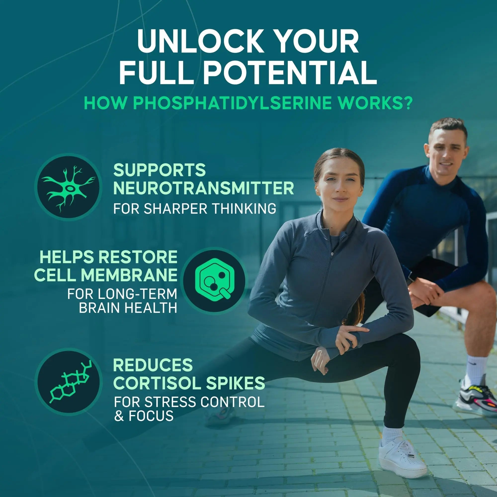 Phosphatidylserine Supplement – Premium Nootropic for Brain Health, Memory, Focus & Stress Support – 300mg Sunflower Lecithin NeuroGuardAu supplements