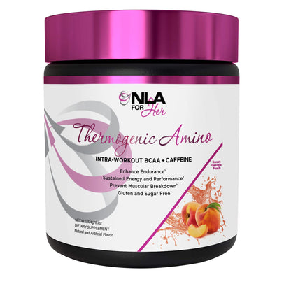 NLA for Her Pre/Intra Workout Stack (Includes Her Thermogenic Amino Georgia Peach NLA for HerUS supplements