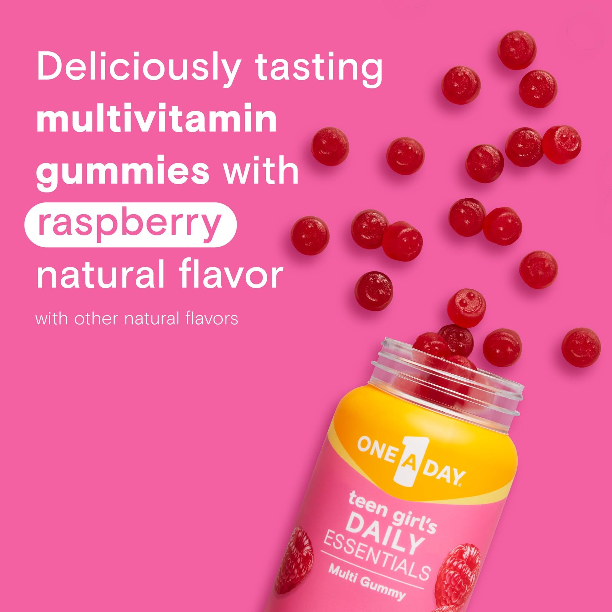 One A Day Teen Girl’s Daily Essentials Multivitamin Gummies, Teen Girl Multivitamins with Biotin, Vitamin B12 and B6, Vitamin C ONE A DAYAu supplements