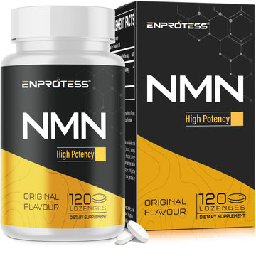 Sublingual NMN 500mg, Max Absorbency & Fast-Acting NMN Supplement（120-Day Supply）, 99% Pure NMN (Nicotinamide Mononucleotide) for NAD, Cell, Immune, Energy, Muscle, Anti-Aging, Longevity, 120 Lozenges EnprotessAu supplements