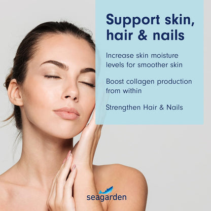 Seagarden Marine Collagen Powder + Vitamin C | Collagen Peptides Powder (Type I & III) SEAGARDENUS supplements