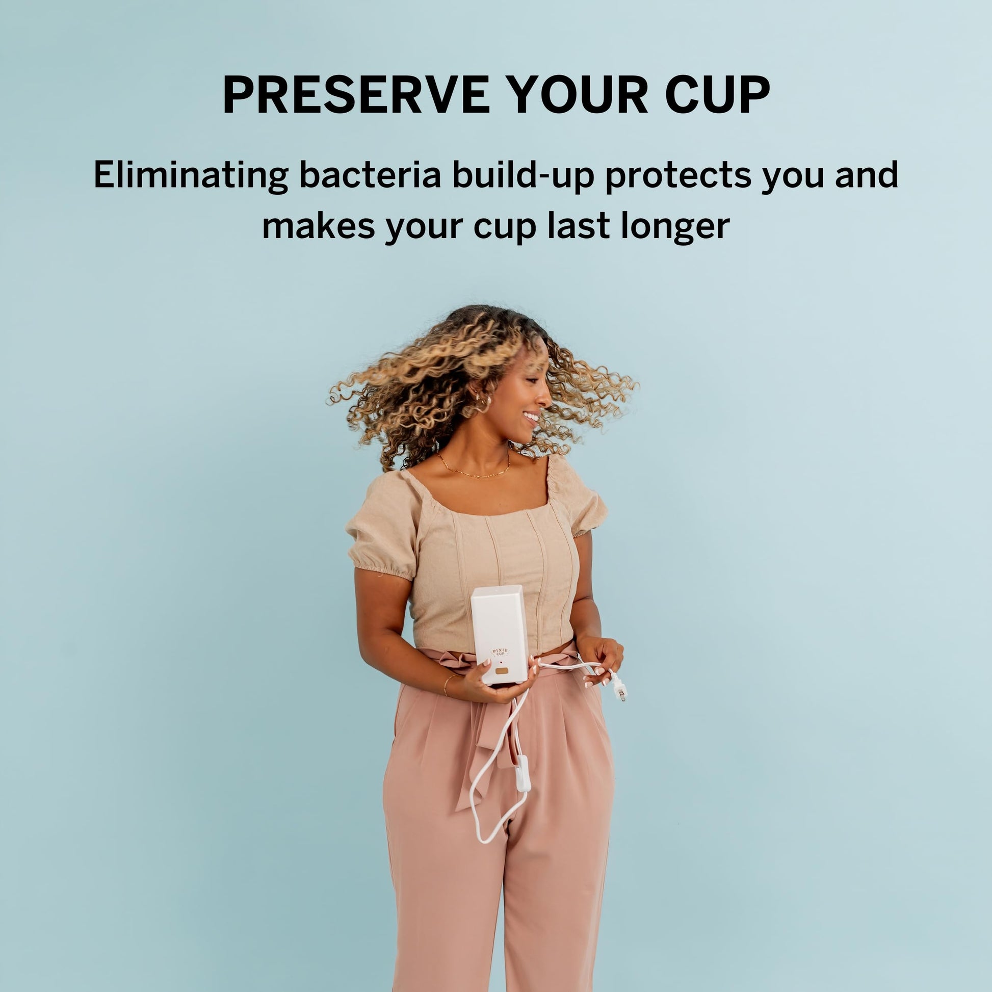 Pixie Menstrual Cup Sterilizer Cleaner Machine - The Only Hinged Lid Steamer & Drying Stand Pixie CupAu supplements