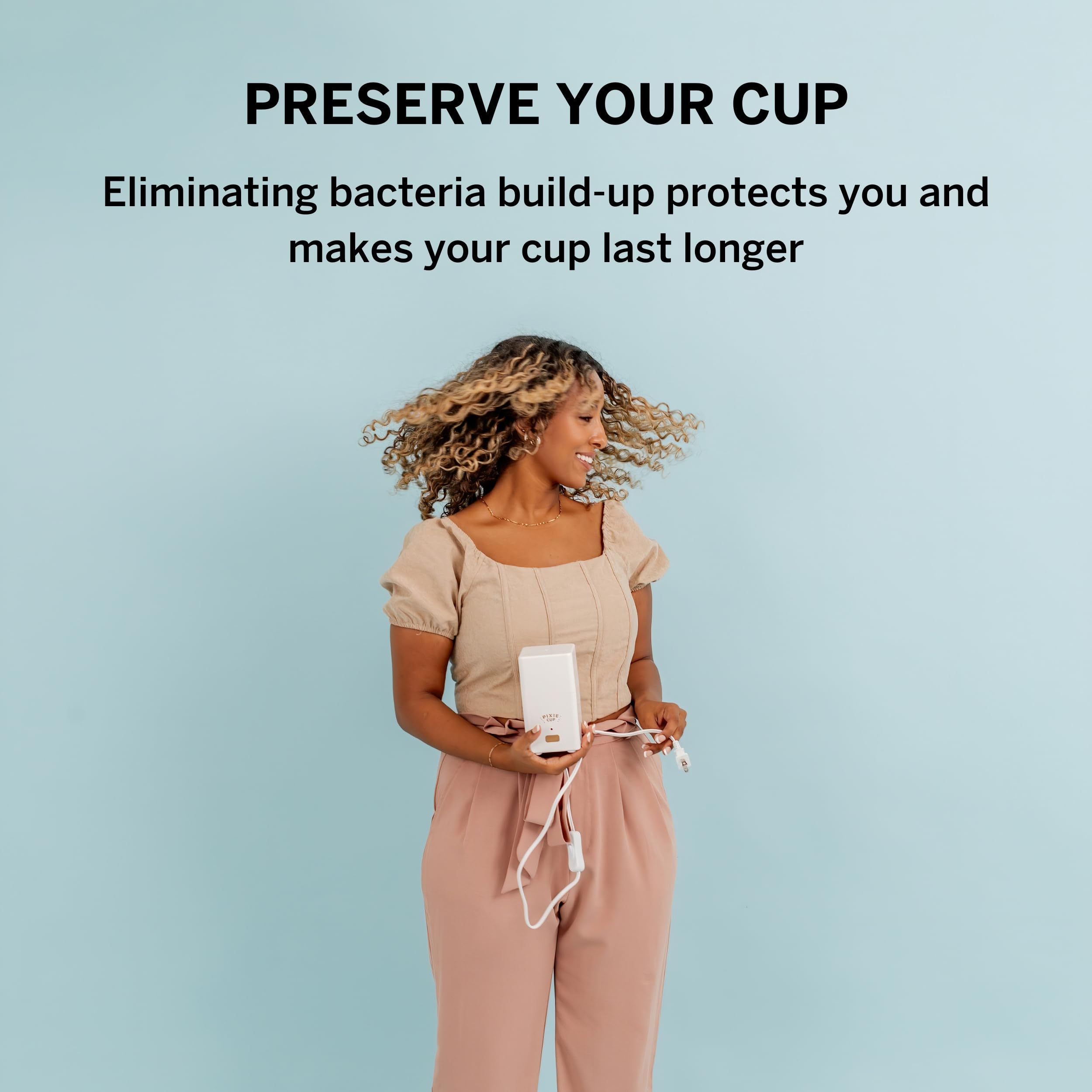 Pixie Menstrual Cup Sterilizer Cleaner Machine - The Only Hinged Lid Steamer & Drying Stand Pixie CupAu supplements