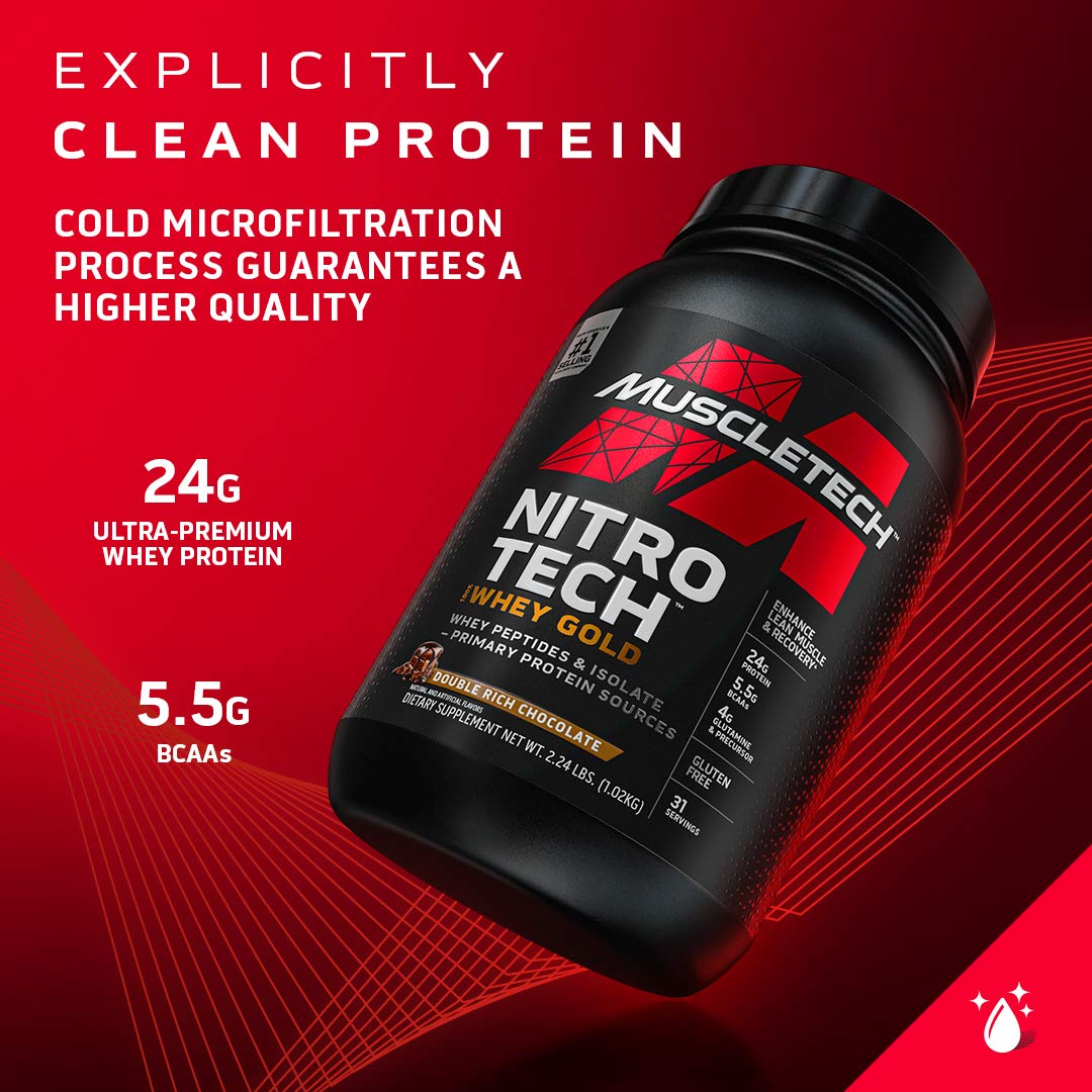 Whey Protein Powder MuscleTech Nitro-Tech Whey Gold Protein Powder Whey Protein MuscleTechAu supplements