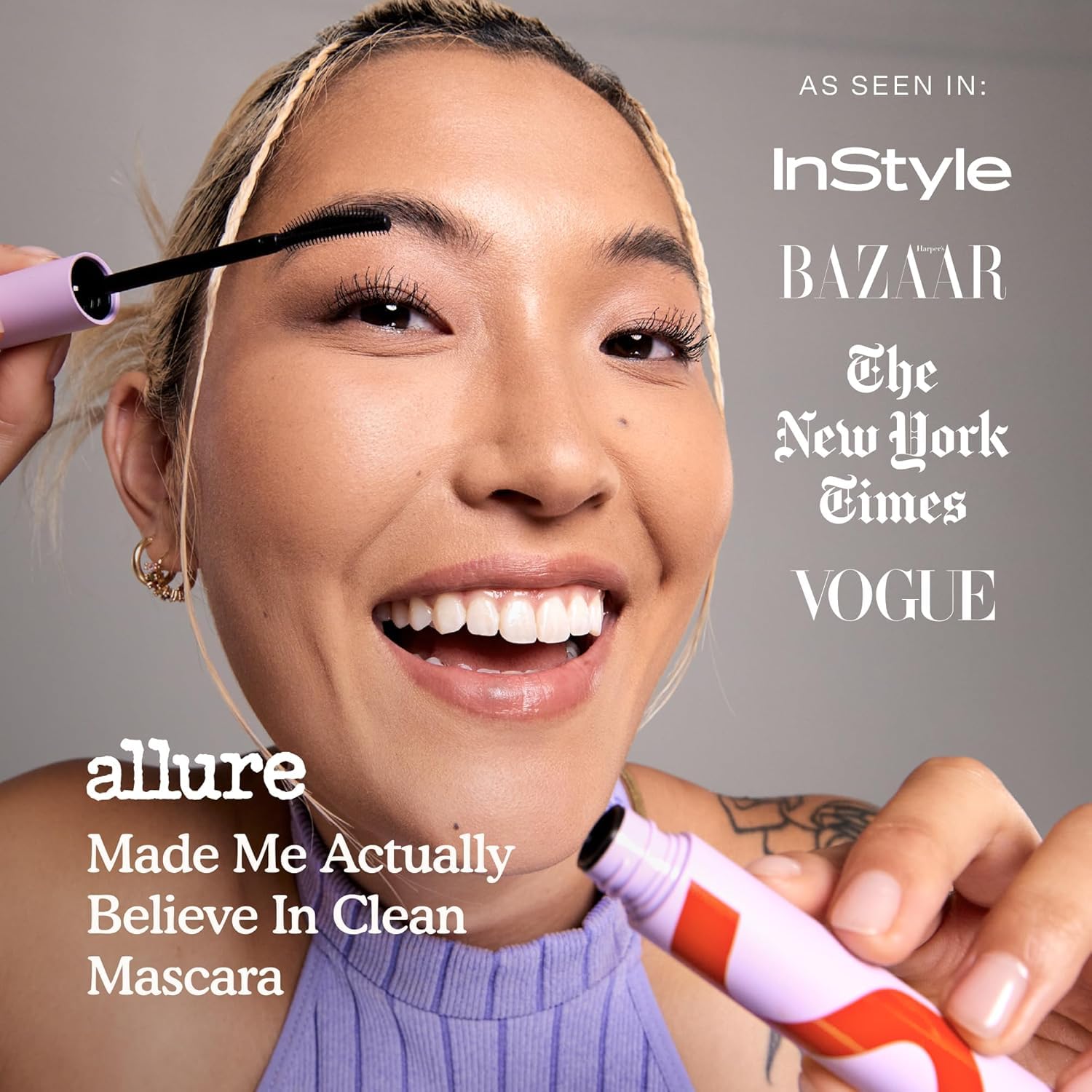 Tower 28 MakeWaves Vegan Black Mascara - Volumizing & Lengthening Mascara for Sensitive Eyes - With Aquaflex Technology for Humidity-Proof Lift - Hypoallergenic Eye Makeup - Jet (0.29 oz) Tower 28Au supplements