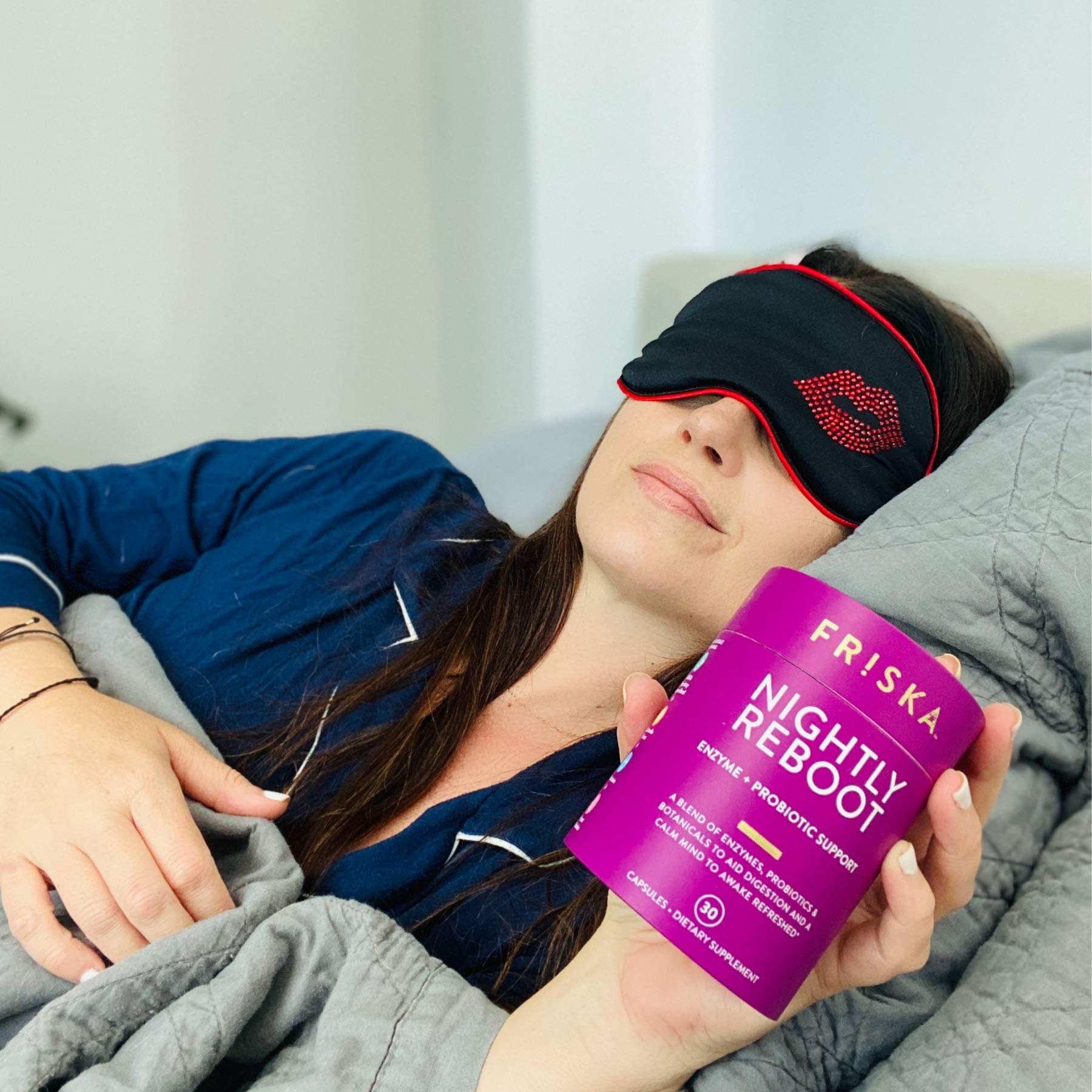 FRISKA Nightly Reboot Enzyme and Probiotics Supplement, Promotes Better Digestion FR!SKAAu supplements