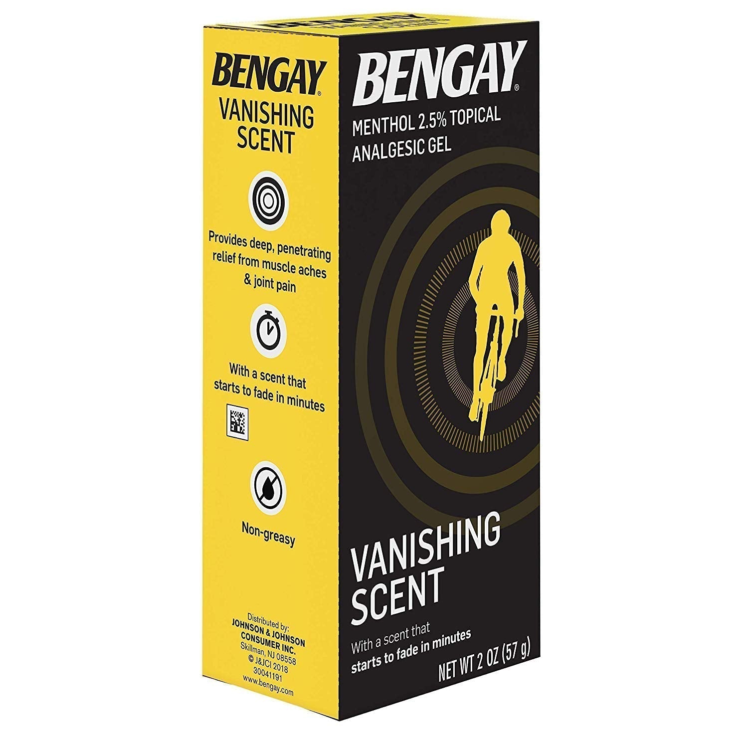 Bengay Menthol 2.5% Topical Analgesic Gel Vanishing Scent 2oz BengayAu supplements