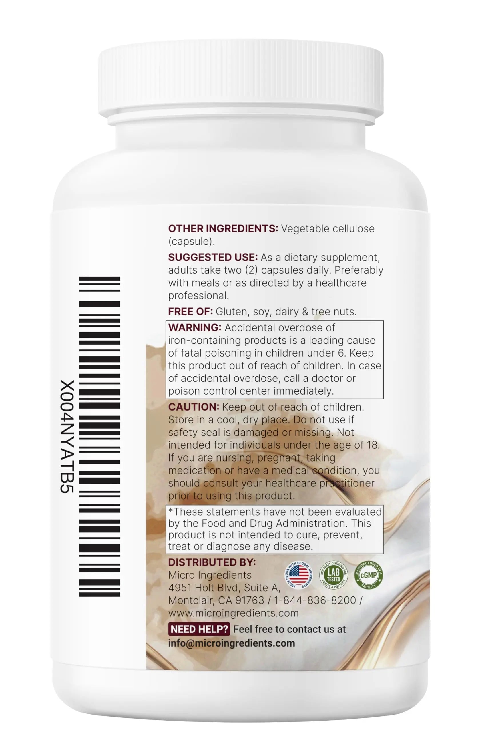 Micro Ingredients Methylated Bariatric Multivitamin with 45mg Iron, 240 Veggie Capsules | 23-in-1 Essential Vitamins with D3, K2, Zinc & More | Micro IngredientsAu supplements