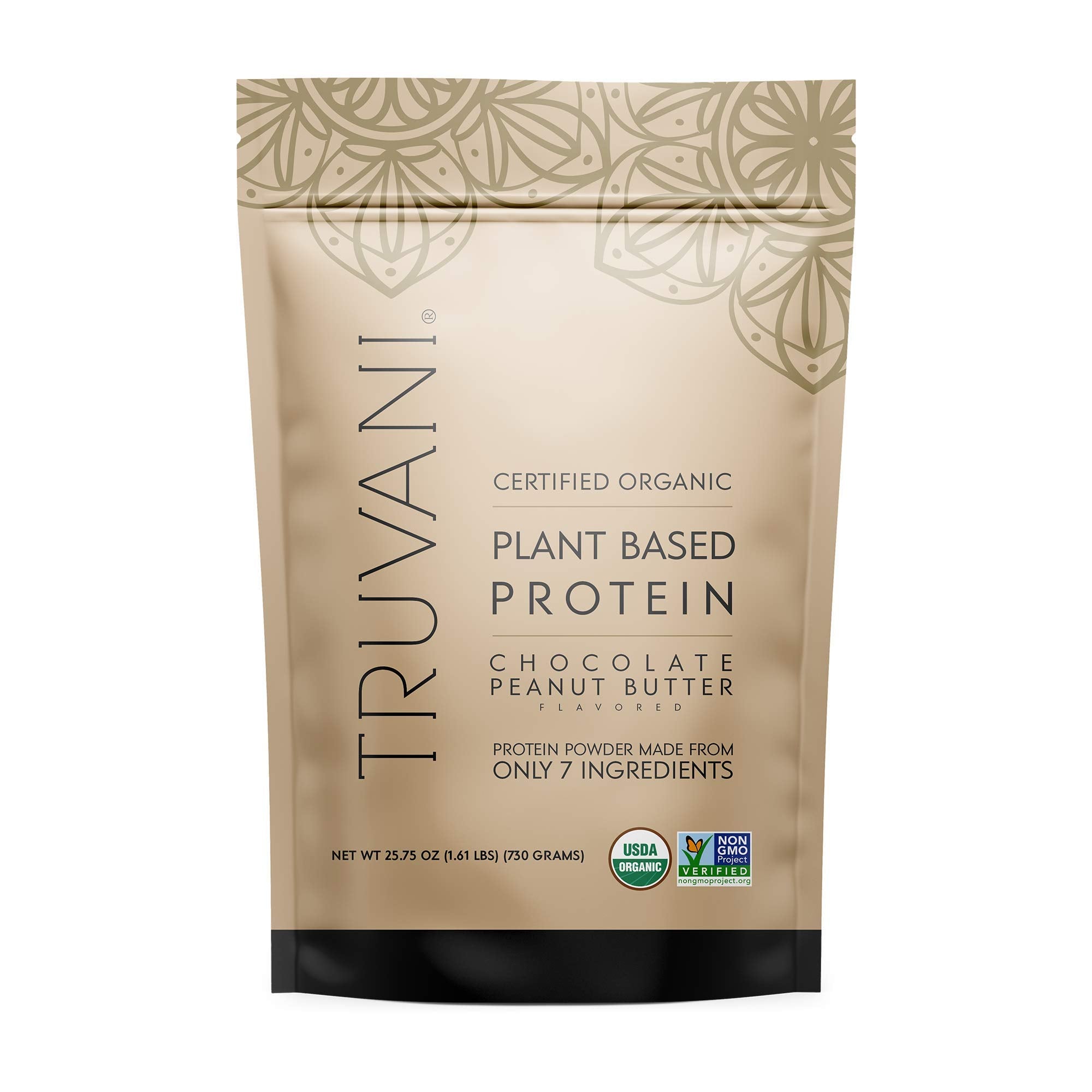 Truvani Vegan Chocolate Peanut Butter Protein Powder - 20g Plant-Based Protein, Gluten TruvaniUS supplements
