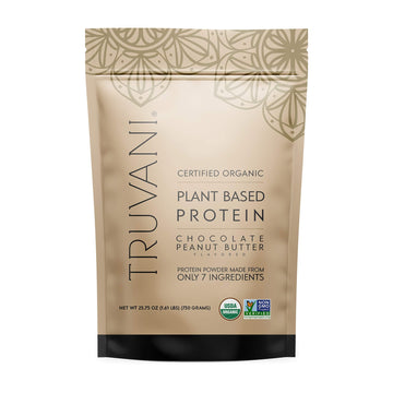 Truvani Vegan Chocolate Peanut Butter Protein Powder - 20g Plant-Based Protein, Gluten TruvaniUS supplements