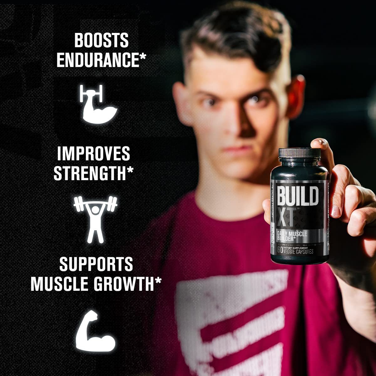 Jacked Factory N.O. XT Nitric Oxide Supplement, Growth Surge Post Workout Muscle Jacked FactoryAu supplements