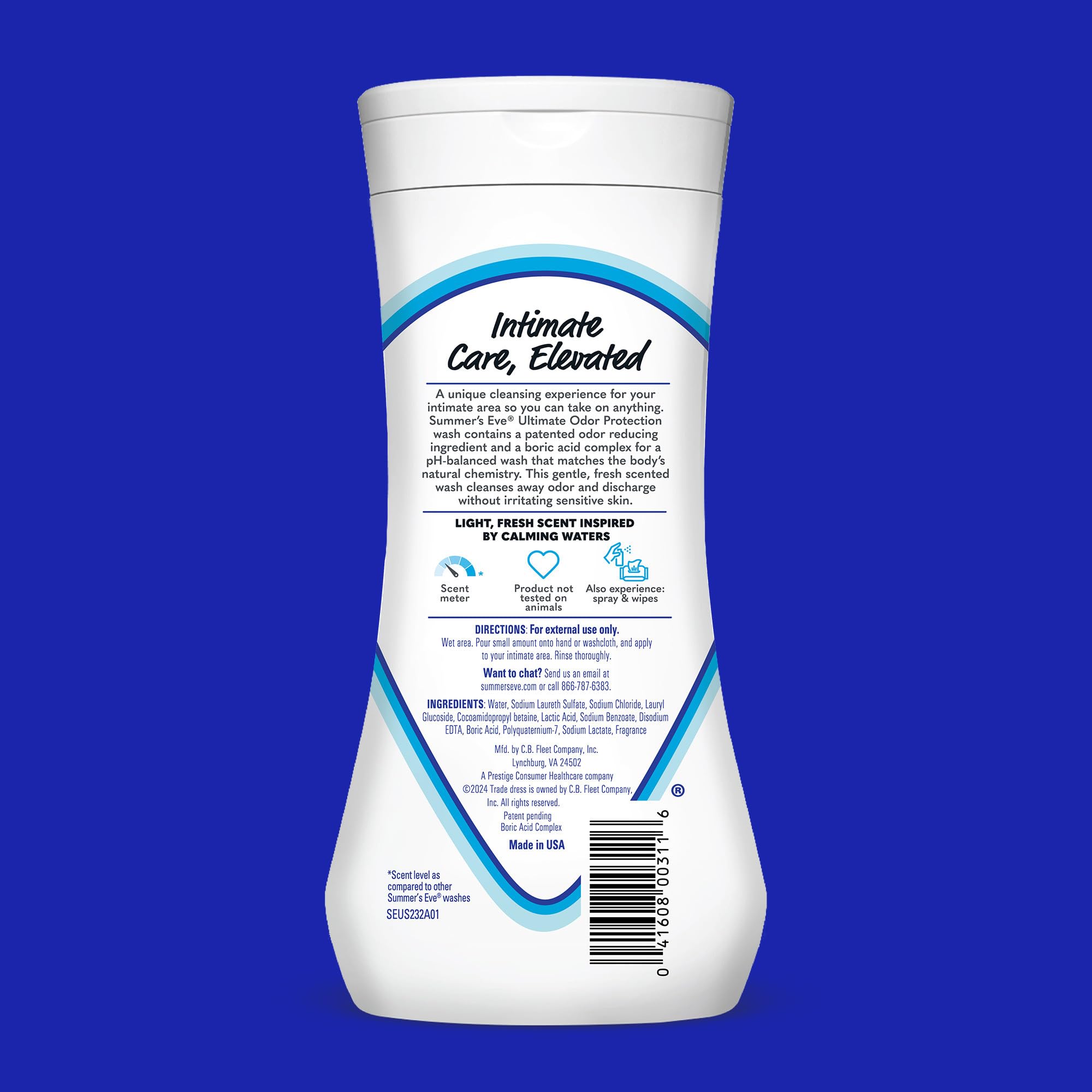 Summer's Eve, Ultimate Odor Control, Feminine Body Wash with Boric Acid, Removes Odor Summer's EveAu supplements