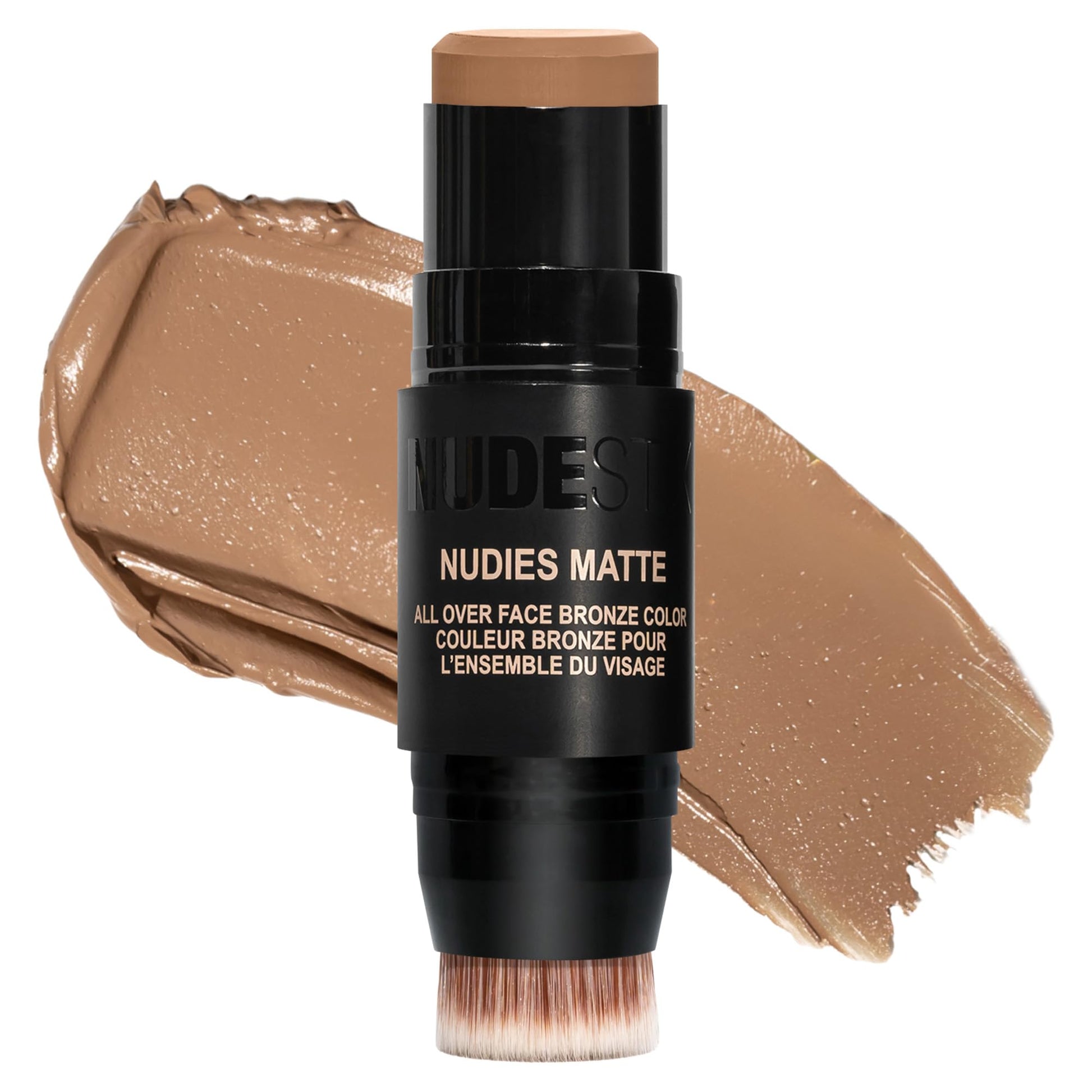 Nudestix Nudies Bronze All Over Matte Bronzing Stick – 3-in-1 Cream Bronzer for Cheeks, Eyes & Lips with Built-In Brush | Natural Contour & Sun-Kissed Glow | Bondi Bae NudestixAu supplements
