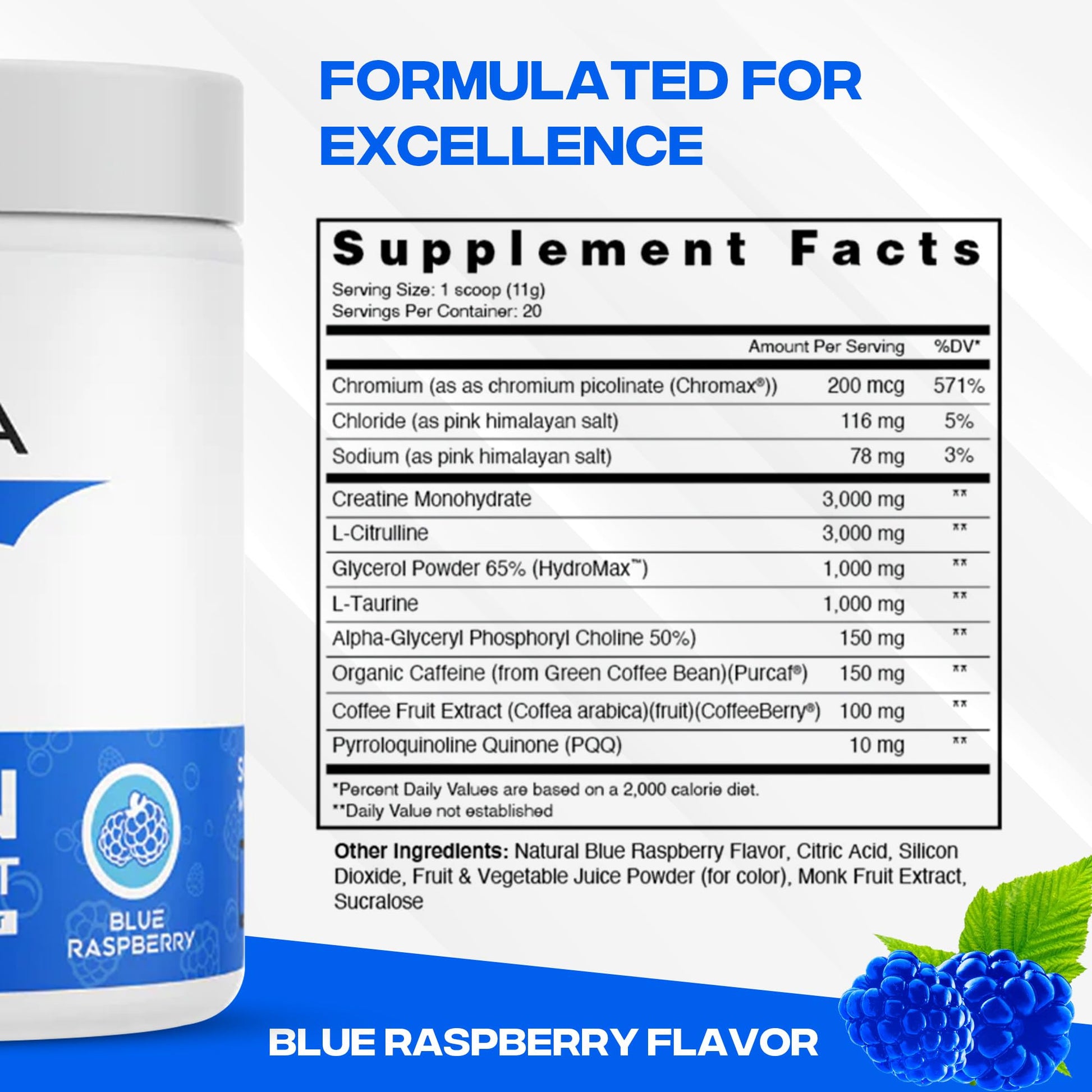 XEELA Organic Pre Workout Powder: Clean Preworkout for Men & Women, with Flavored XEELAAu supplements